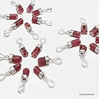 Vista 18 de Raw Emerald Necklace, Natural Small Green Genuine Pendant, Silver Gemstone Necklace, Jewelry for Women and Men, May Birthstone Gift, Energy Healing