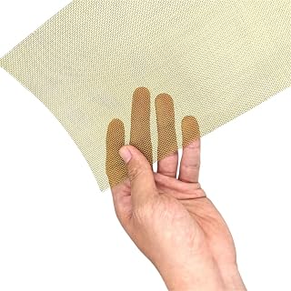 Brass Mesh Screen Fine Wire Shielding with 6 to 250 Mesh Non Magnetic Metal Net for Signal Protection DIY(80Mesh 0.25mm)