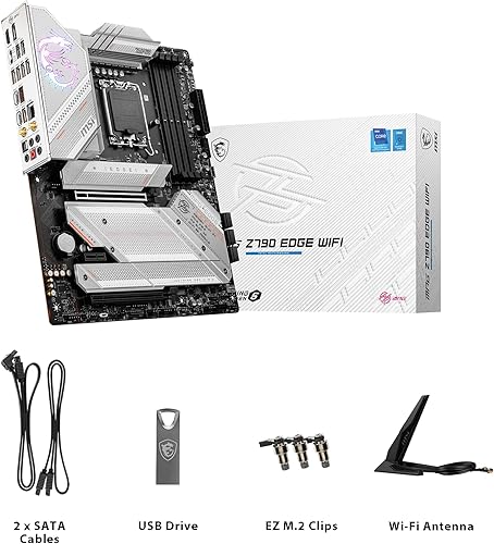 Miniatura 7 de MSI Placa base para juegos MPG Z790 Edge WiFi (compatible con procesadores Intel de 121314 generación, LGA 1700, DDR5, PCIe 5.0, M.2, LAN de