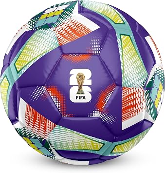 Hy-Pro Officially Licensed FIFA World Cup 2026 Football - Training Ball, Football Gifts for Boys - FIFA World Cup 2026 Design