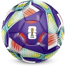 Hy-Pro offiziell lizenzierter FWC26 Fu ball der Gr e 5   Trainingsball mit Troph en-Design und Grafiken der Gastgebernationen Fu ballgeschenk f r Jungen   FIFA Fu ball-Weltmeisterschaft 2026 Design