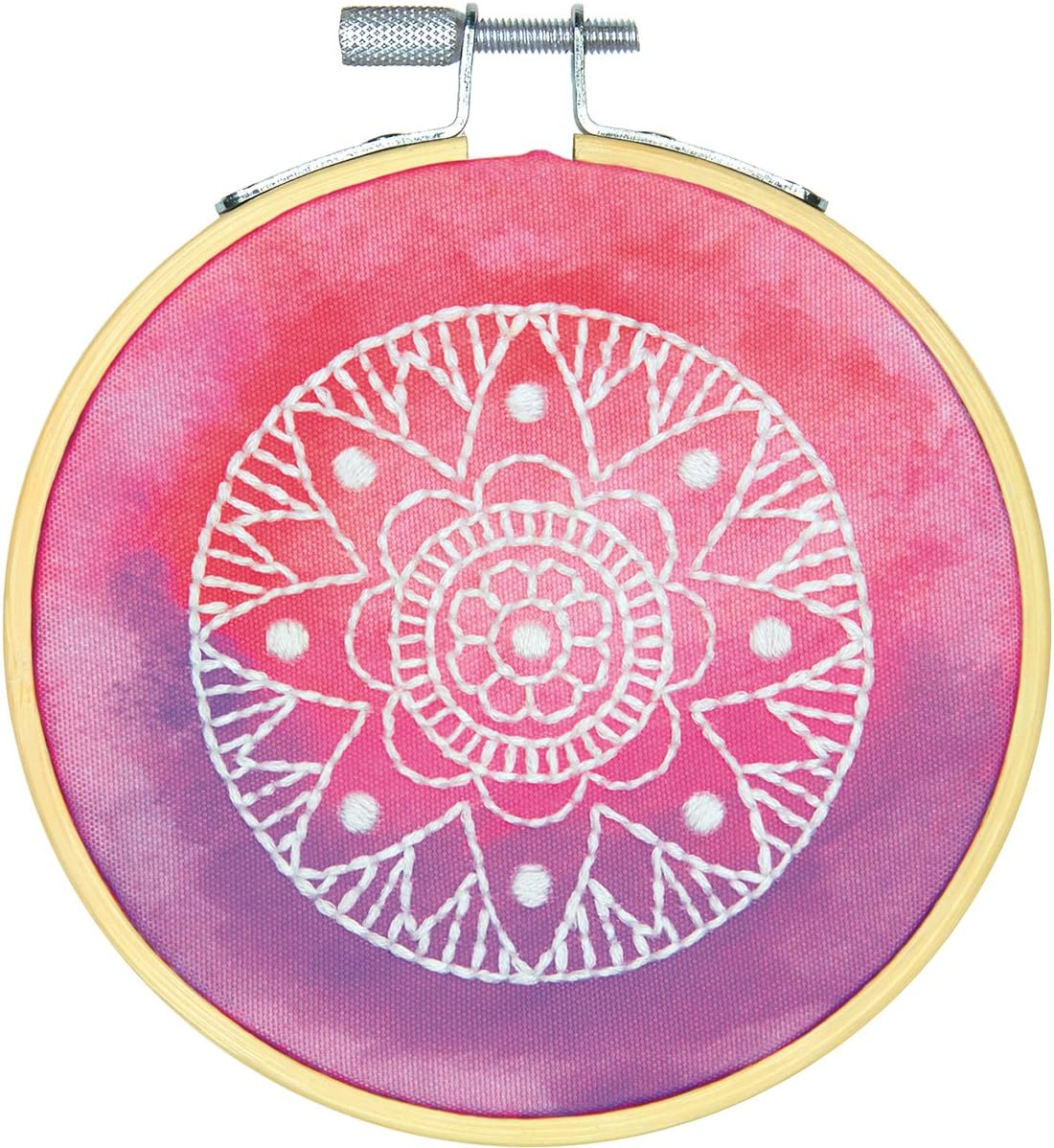 Dimensions Embroidery Kit with Hoop: Crewel: Mandala, Various, One - Image 3