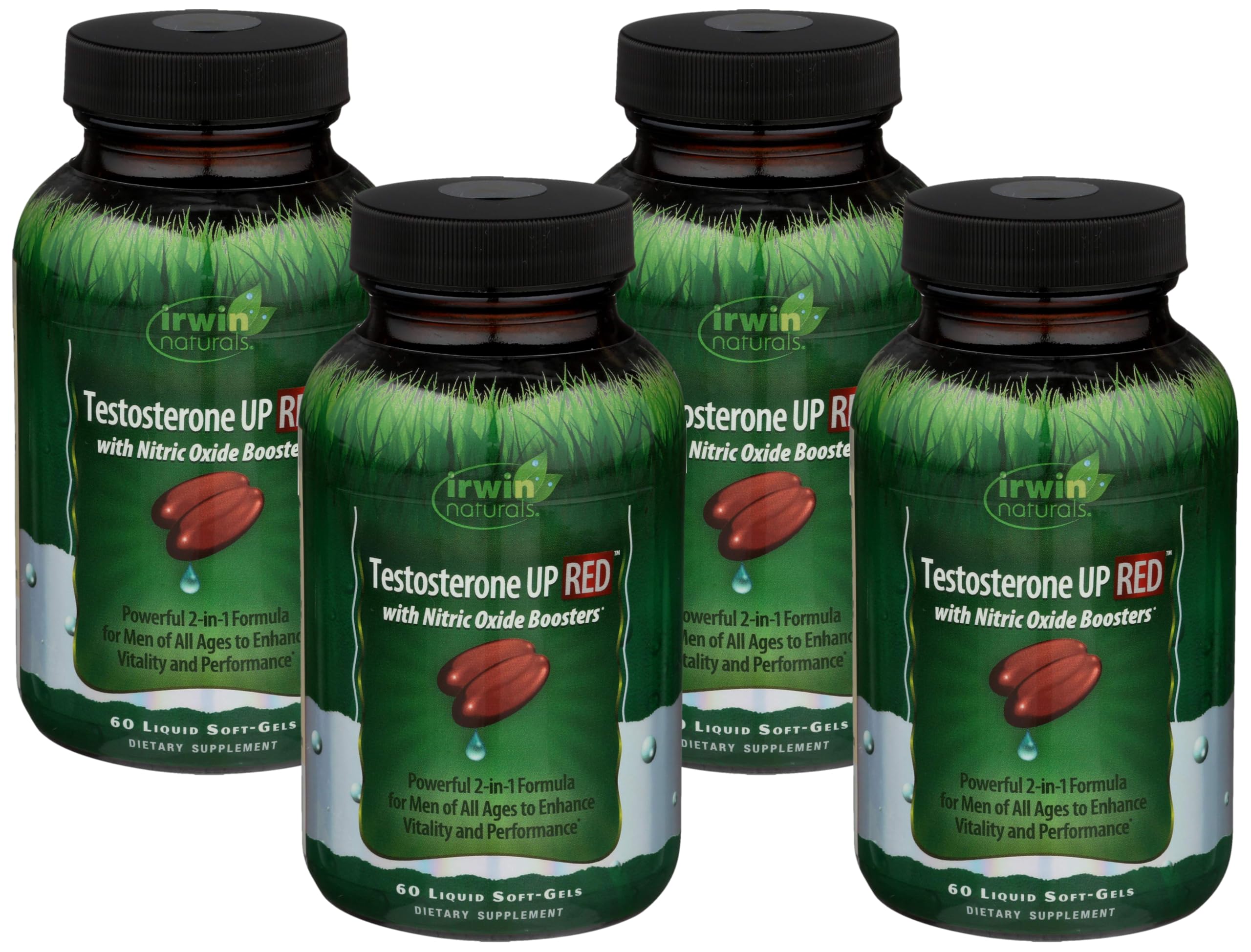 Irwin Naturals Testosterone Up Red 60 Softgels 60 Doses | Frete Grátis ...