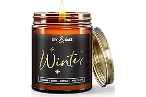 Wintry Aroma: Winter Candle, Christmas Candles Scented with Essential Oils
