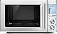 Breville Smooth Wave BMO850BSS 1.2 cu ft Countertop Microwave with Sensor iQ, Soft Close Door, Brushed Stainless Steel