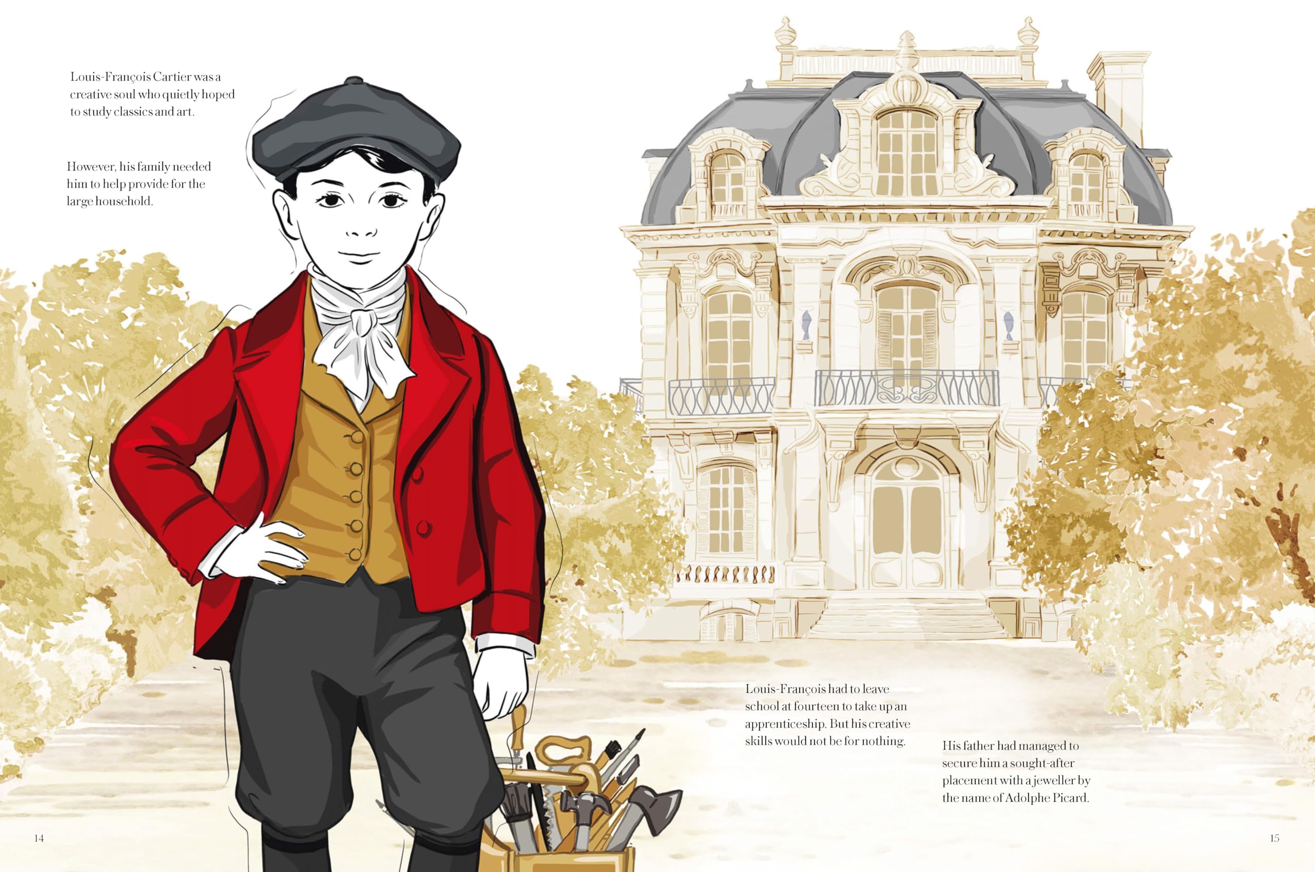 Louis-Francois Cartier: The Illustrated World of a Fashion Icon