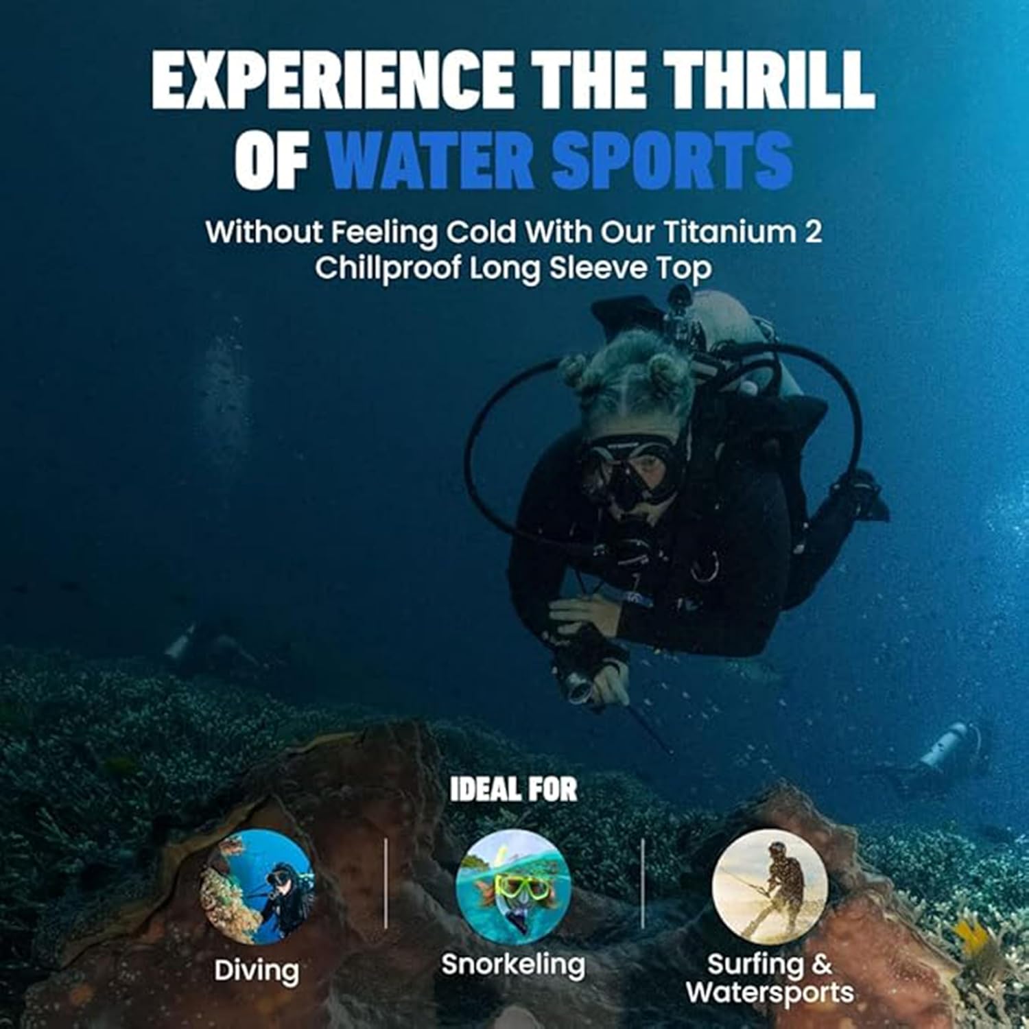 Sharkskin Titanium 2 Chillproof Long Sleeve Full Zip (Female) - Image 4