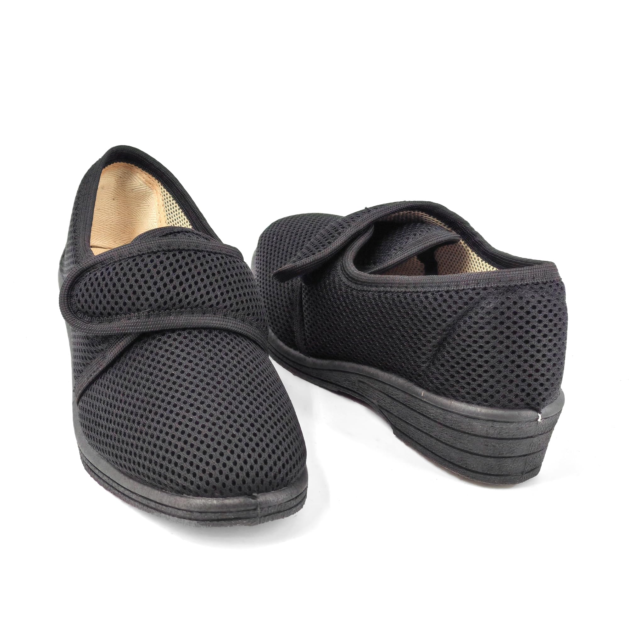 JOMIX Pantofole Donna Estive Ciabatte da Anziani con Strappo Scarpe Lavabile in Lavatrice