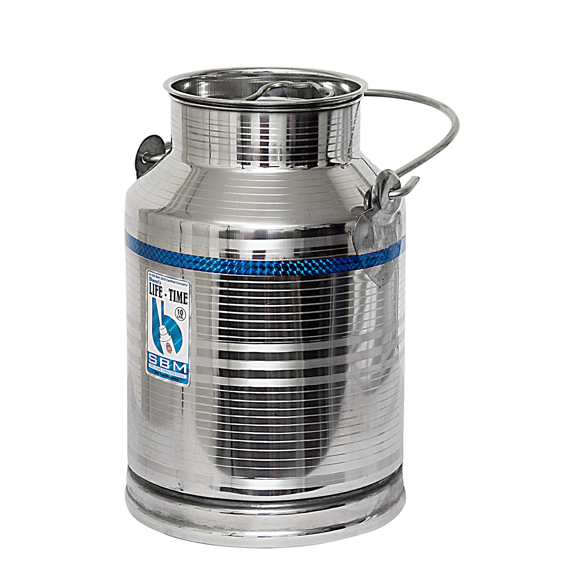 Buy SBM Stainless steel Milk/Oil/Ghee Container/Can/Barni/Wadi//Milk