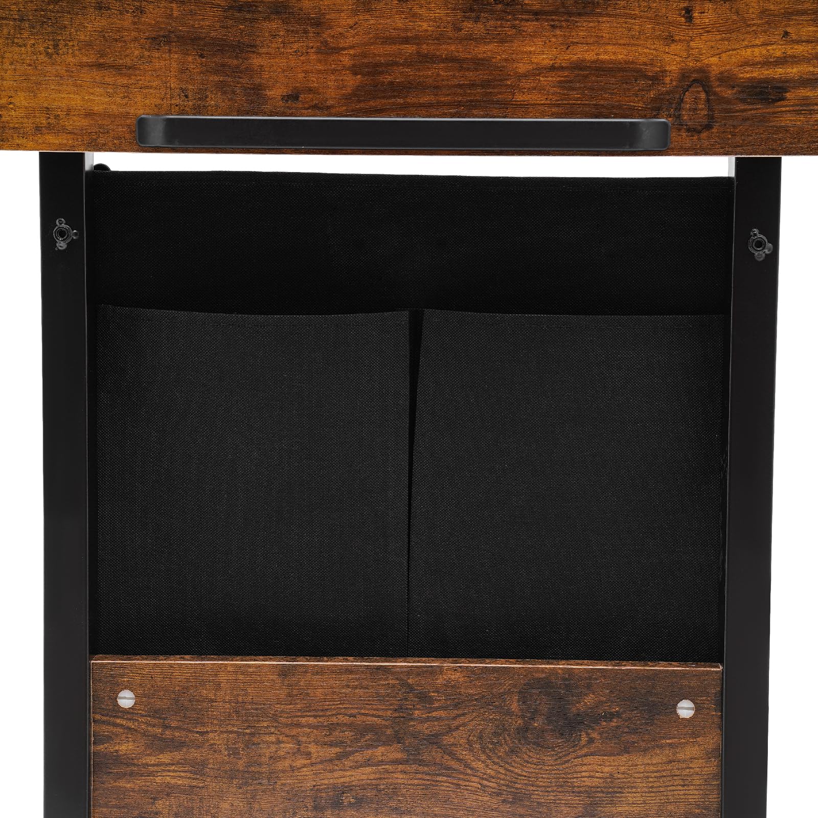 Standing Desk Adjustable Height with Storage Bag 16x24in Computer Desktop Mobile Stand Up Laptop Desk Standing Table Sit — view 5