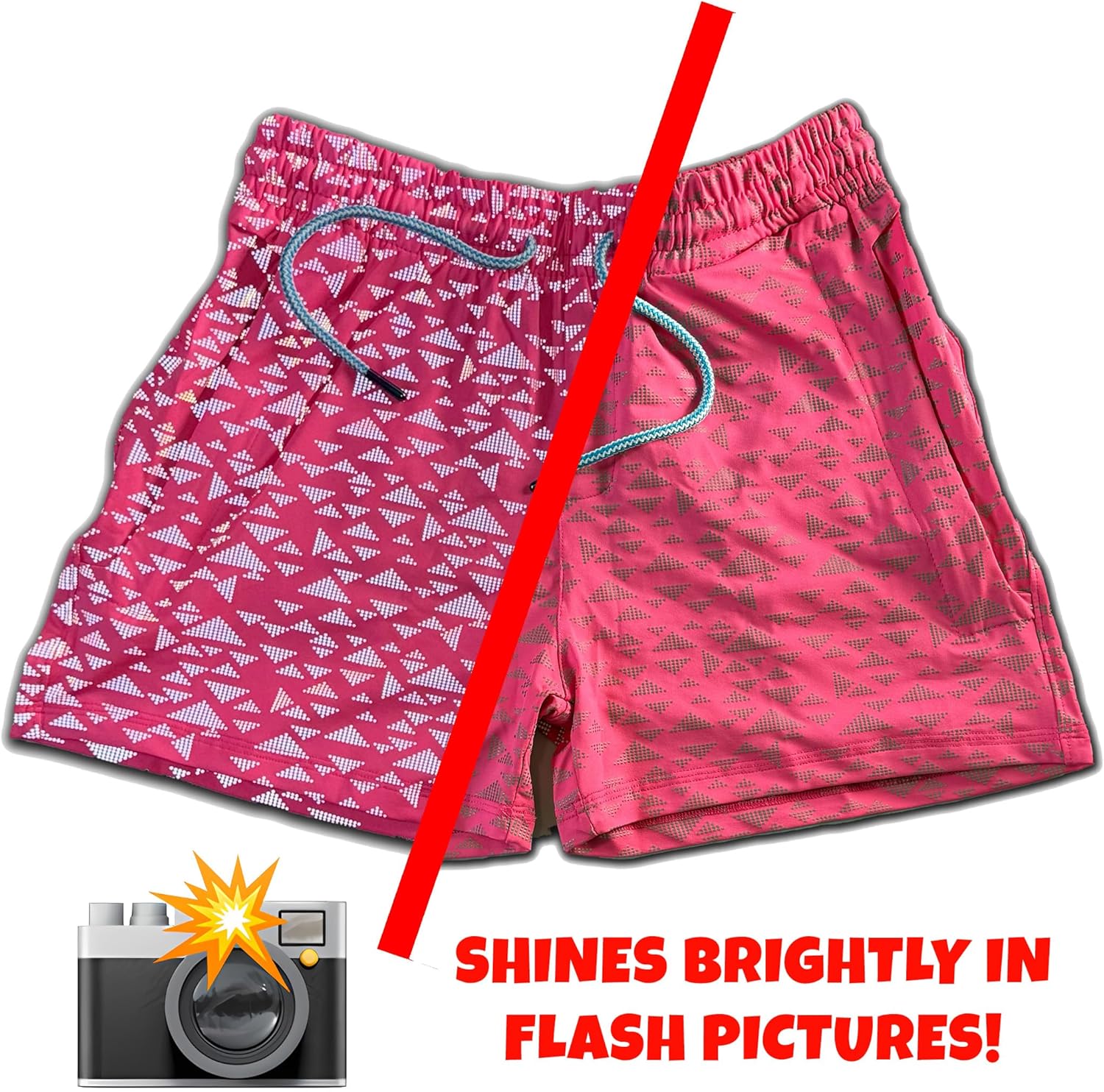 Men's Party Booty 4in Inseam Shorts, Zippered Pockets, Rave & Festivals LGBTQ, Gay Weekender