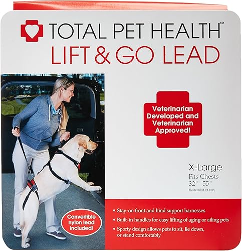 Miniatura 4 de Total Pet Health Correa para perro Lift and Go, XL, color rojo