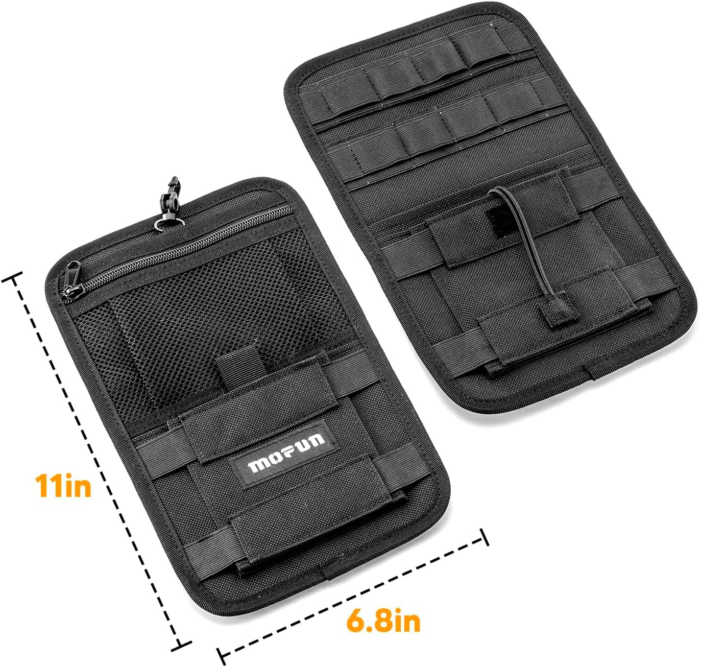 Mofun Saddlebag Organizer Motorcycle Saddle Bag Organizers Side liners Compatible with Harley Touring Street Road Electra Glide Road King Black