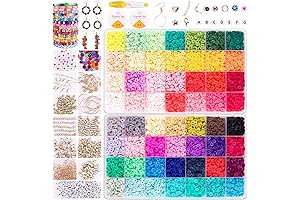 HTVRONT 16300 Pcs Clay Beads Bracelet Making Kit