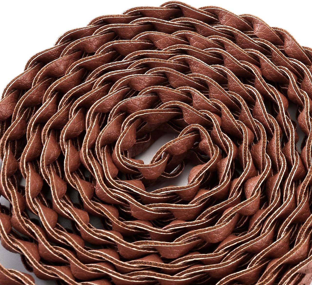 CHIC DIARY Women's Tassel Braided Rope Belt PU Leather Waist Belt Thin Woven Boho Waistband For Dress Jeans - Image 5