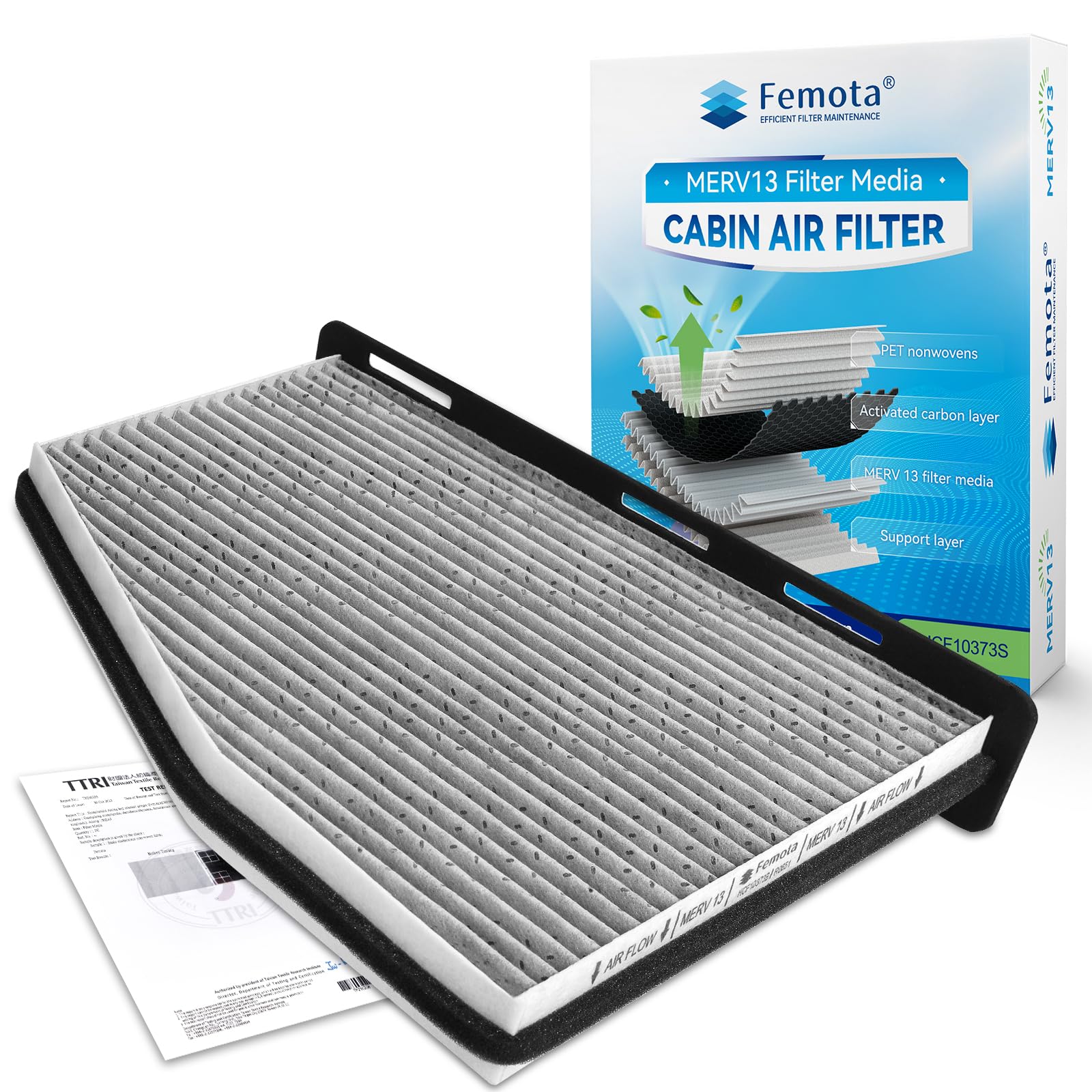 Amazon.com: Femota Certified MERV 13 Cabin Air Filter with