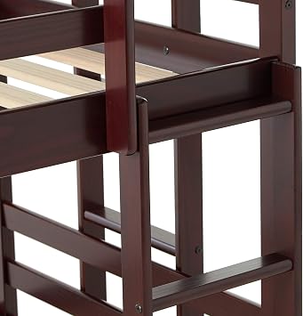 Donco Kids DONCI 1555-TTTCP Triple Bunk Bed Twin/Twin/Twin Dark Cappuccino