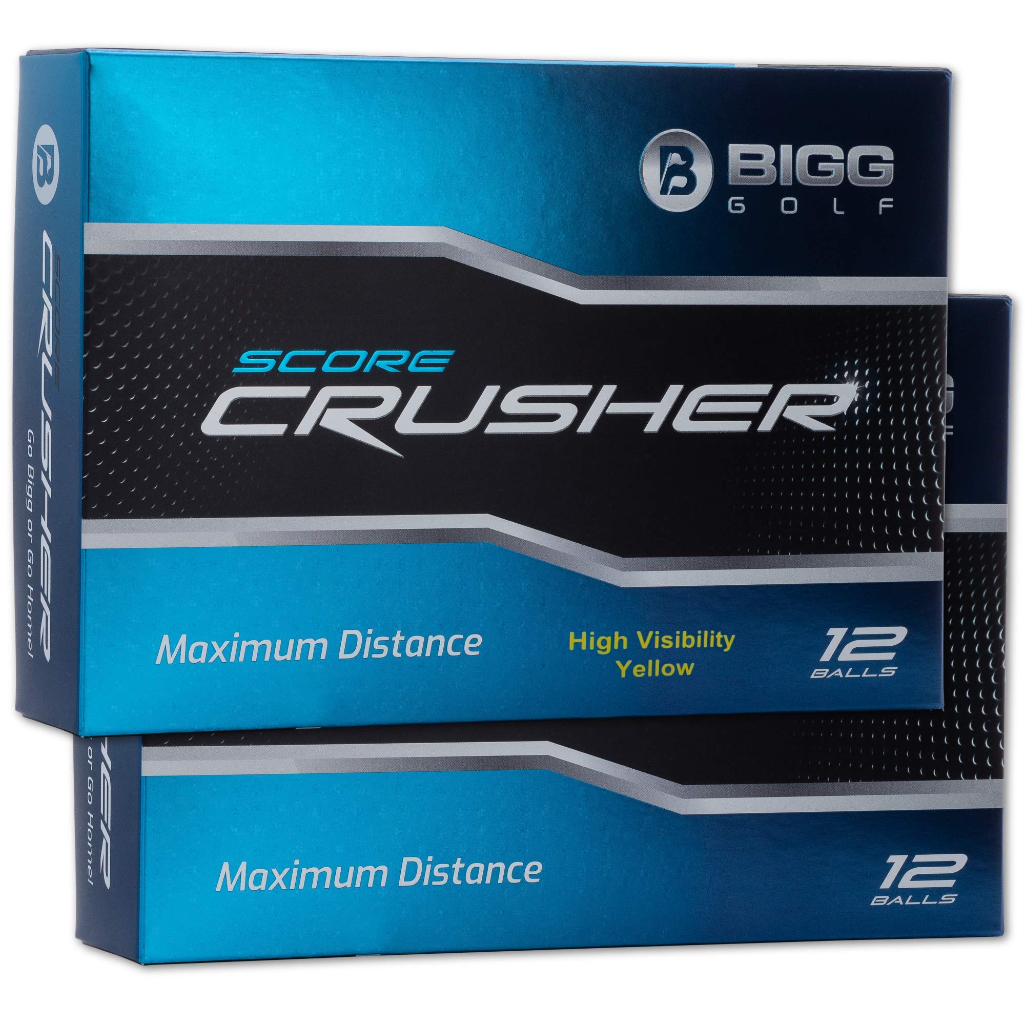 Bigg Golf Score Crusher Distance Golf Balls for Men and Women Balls for Maximum Distance and Straighter Shots | USGA Approved Golf Balls