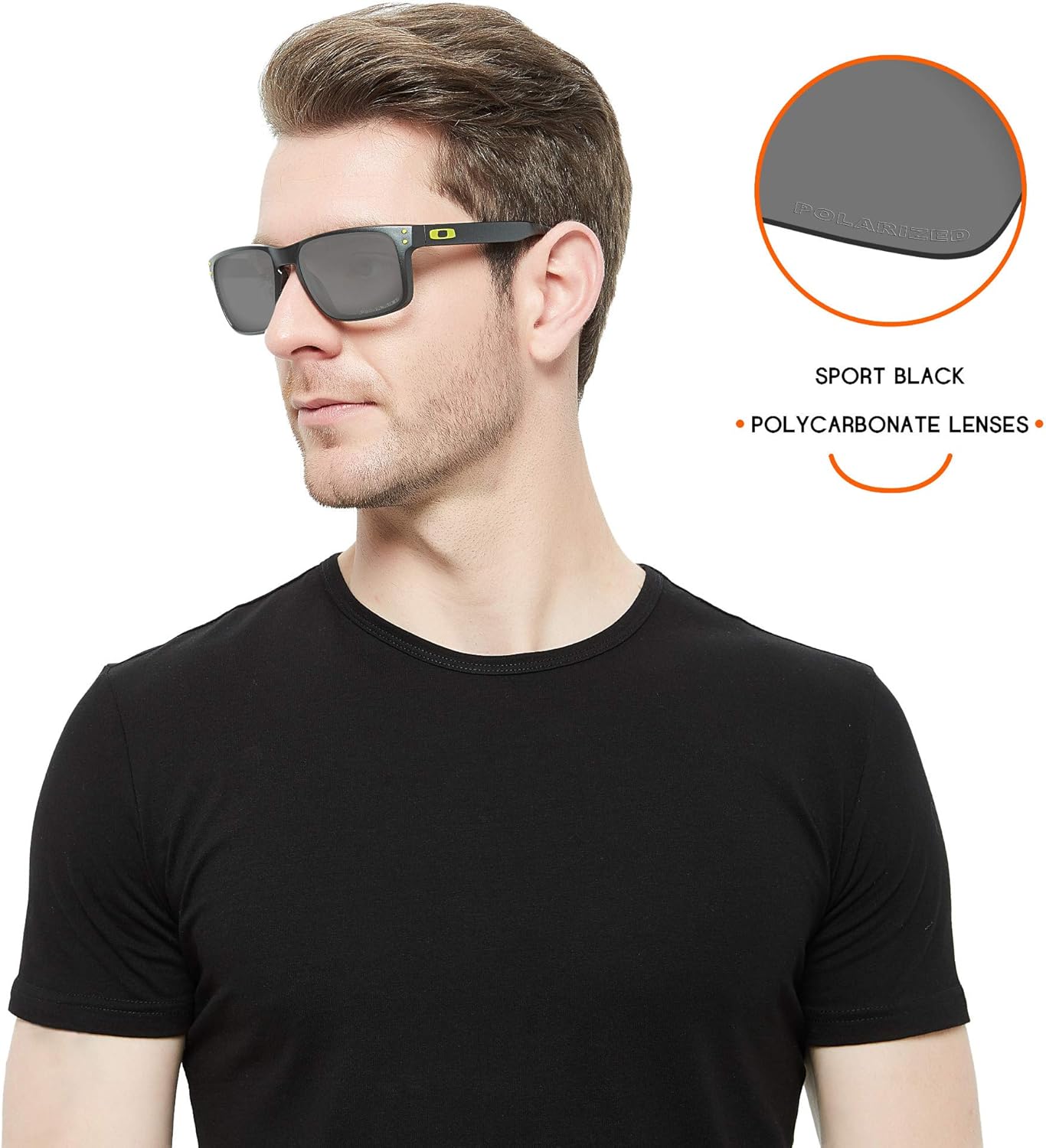 Tintartパフォーマンスレンズ Oakley Batwolf 用交換レンズ偏光エッチング