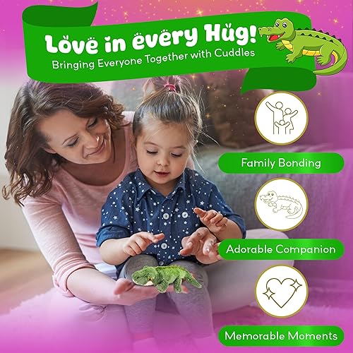 Miniatura 4 de Forest & Twelfth Burro de peluche de 6 pulgadas, juguete de peluche suave, lindo animal de peluche para niños y niñas, pequeños animales de peluche