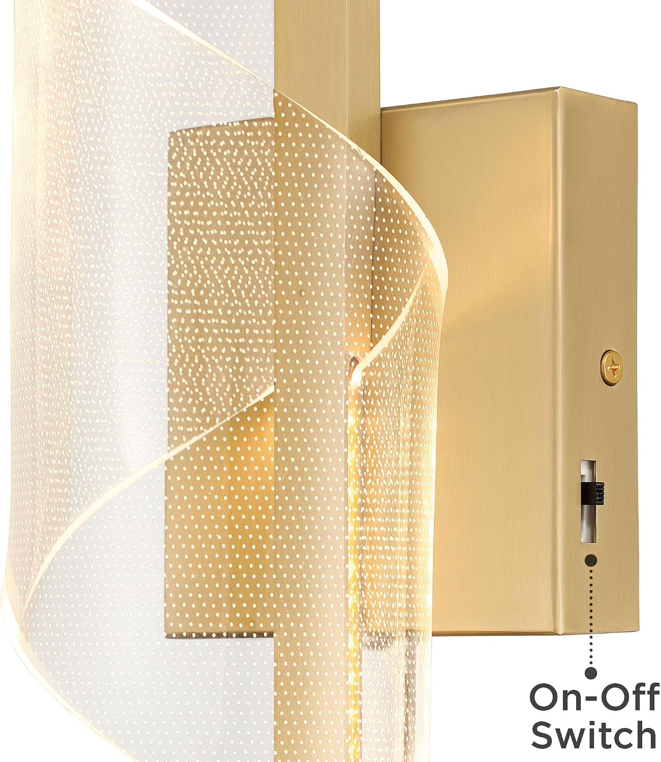 Possini Euro Design Possini Euro Cecilia 13" High Brushed Gold CCT LED Wall Sconce