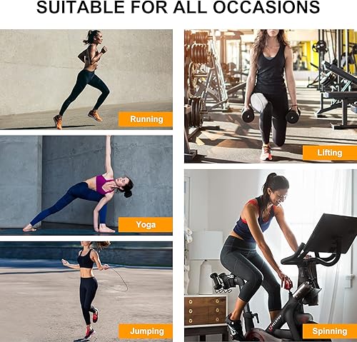 Miniatura 6 de URSEXYLY Pantalones deportivos de sauna para mujer, leggings térmicos para ejercicio, cintura alta, adelgazamiento, entrenamiento de cintura, capris