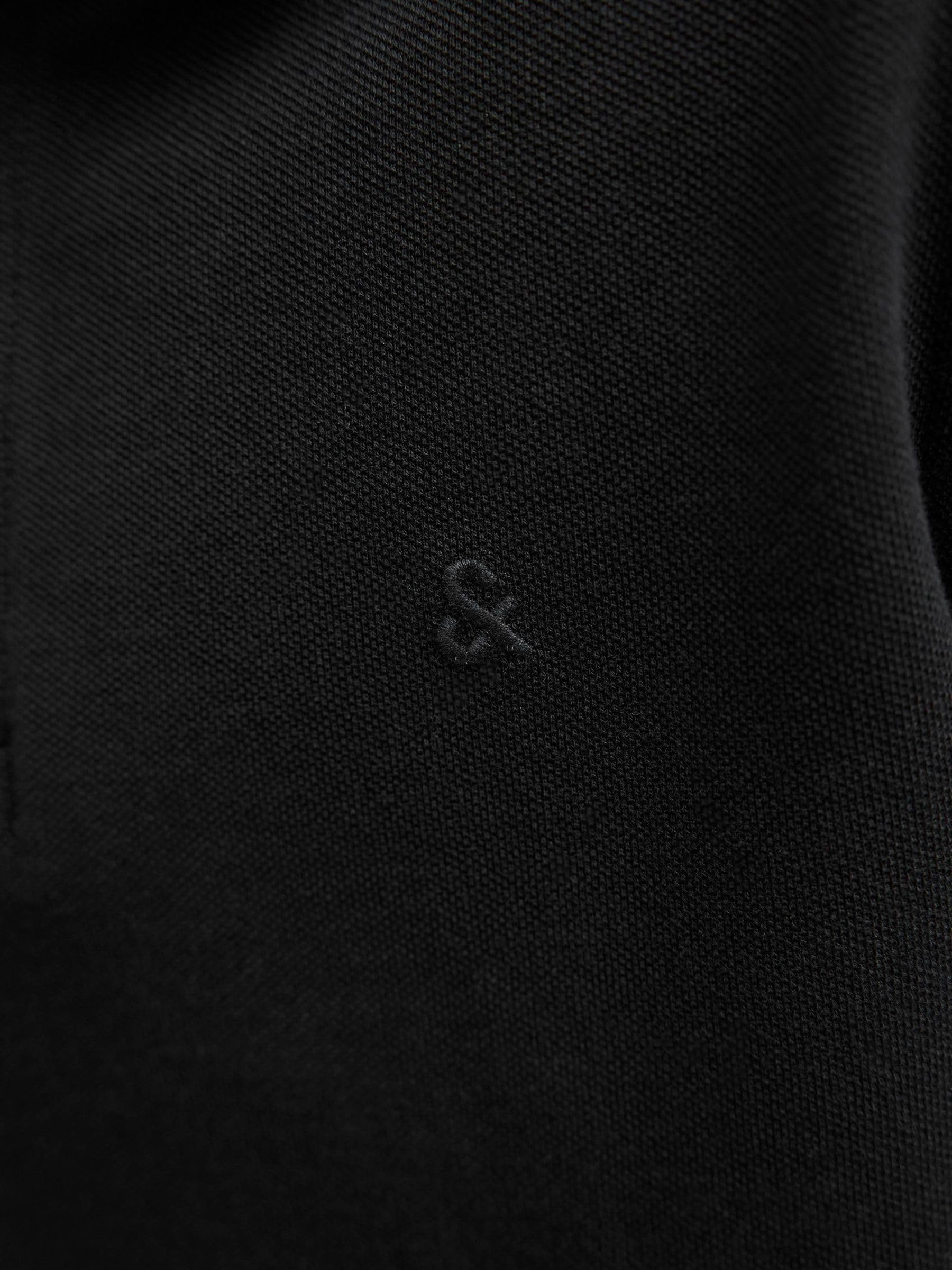 JACK & JONES Jjepaulos Polo Ss Noos Jnr, czarny, 164