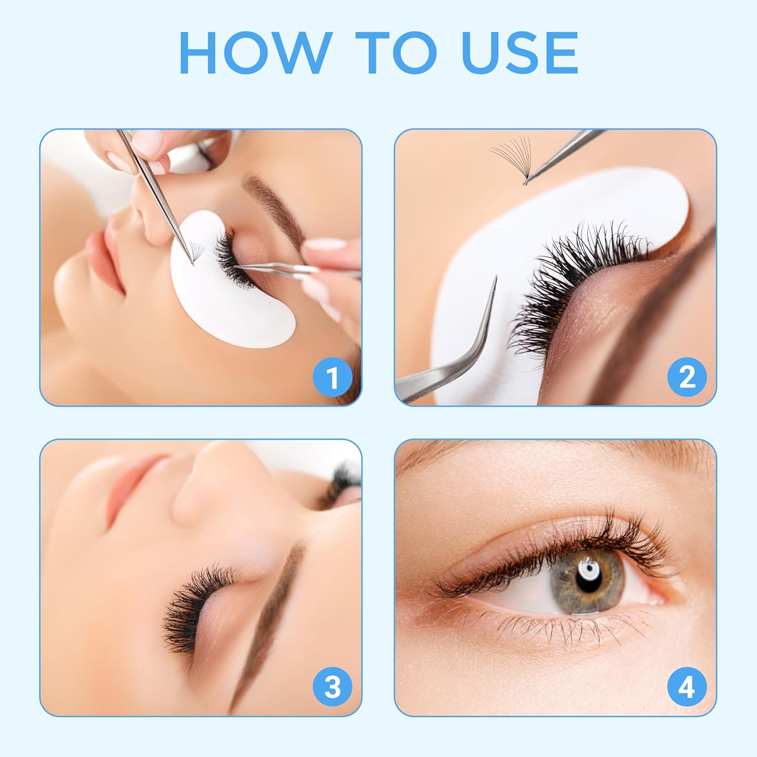 TEGAN LASH Promade Fan Mix Eyelash Extensions, From 3D - 16D, 0.03/0.05/0.07, C/CC/D, 9-15mm, Pre Made Eyelash, Easy Apply Premade False Eyelashes, Pestañas Abanicos Extensiones (12D, 0,03, C, Mix)