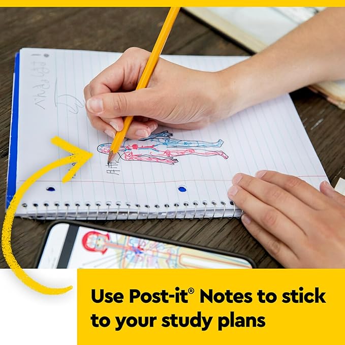 Notas Adhesivas Transparentes, 8 Paquetes, Verde, Azul, Nara miniatura 10