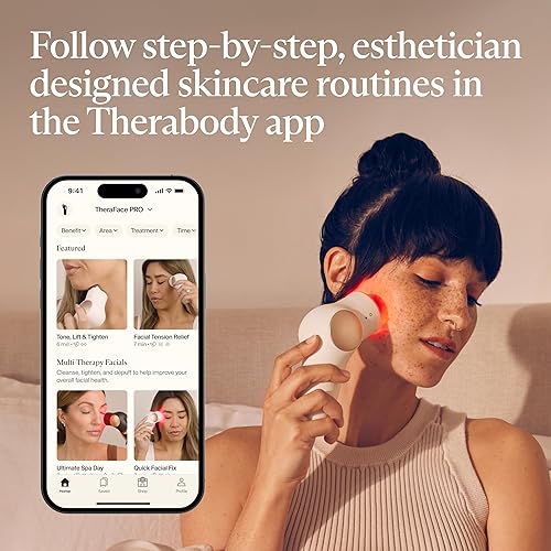 Miniatura 7 de TheraFace PRO - Dispositivo de masaje facial de mano - Herramienta eléctrica compacta de terapia para el cuidado de la cara y la piel tratamiento 8