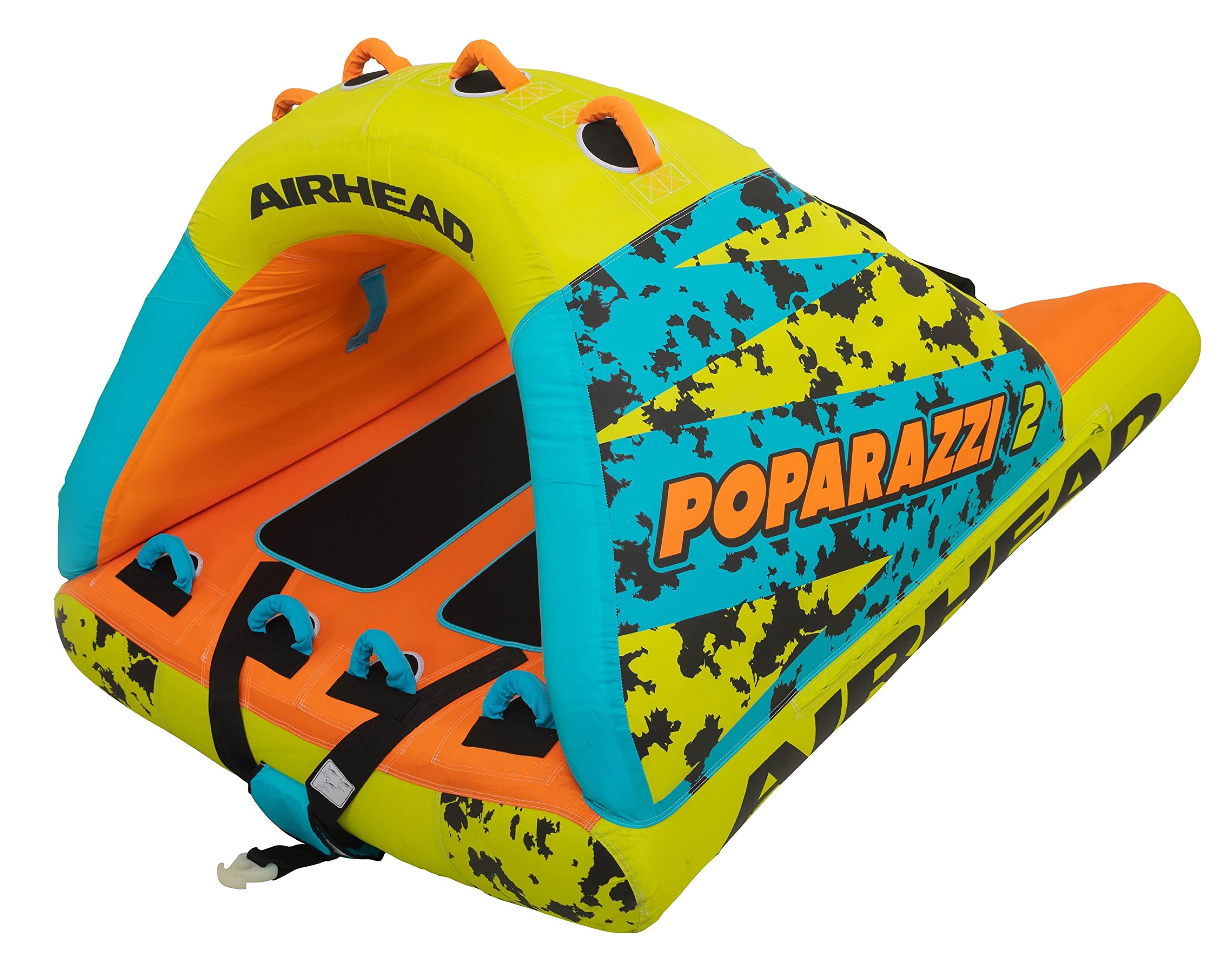 AIRHEAD Poparazzi, 1-3 Rider Towable Tube for Boating, Multiple Size Options Available
