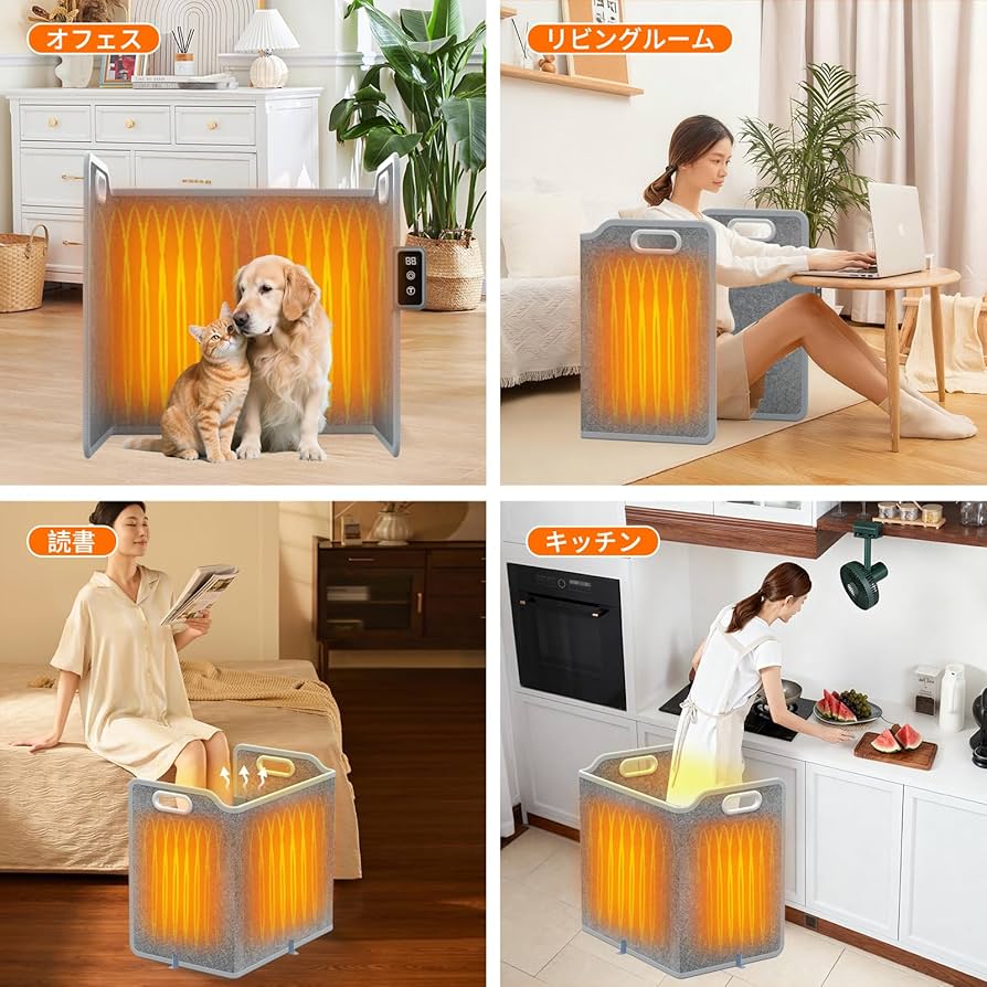Amazon.co.jp: 【2025最新進化】パネルヒーター 足元 パネルヒーター