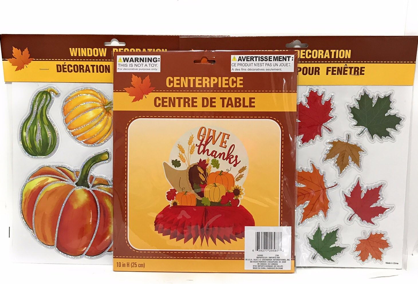 Fall Decorations Window Stickers Centerpiece Everything Else