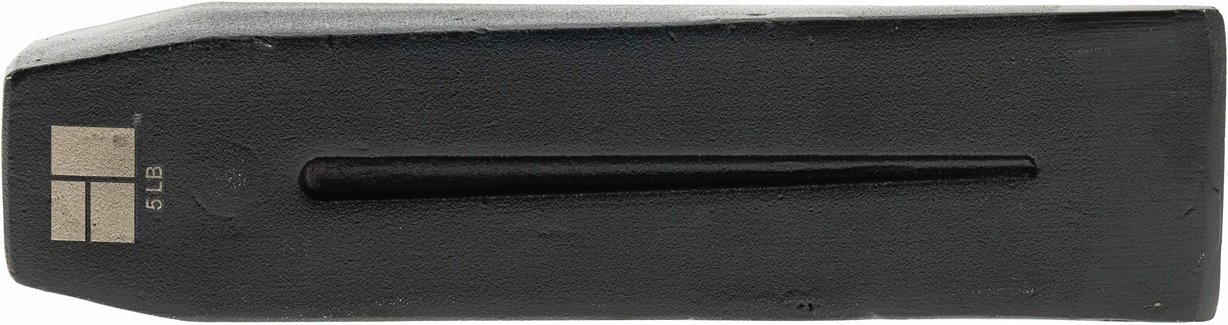 Hooyman Splitting Wedge 5 Pound Log Splitter Tool with Heavy Duty Construction, and Durable High Strength Steel for Tree Felling, Wood Chopping, Land Management, Gardening, Camping, and Outdoors