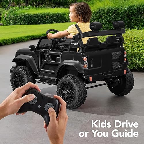 Vista 138 de Best Choice Products - Camión de 12 V con control remoto para montar, Rosado