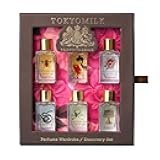 TOKYOMILK Eau de Parfum Discovery Set, 6 Alluring 0.23 fl oz Fragrance Bottles, Luxury Long-Lasting Mini-Perfume Sampler for Women, Exciting Scented Feminine Holiday Gift Set