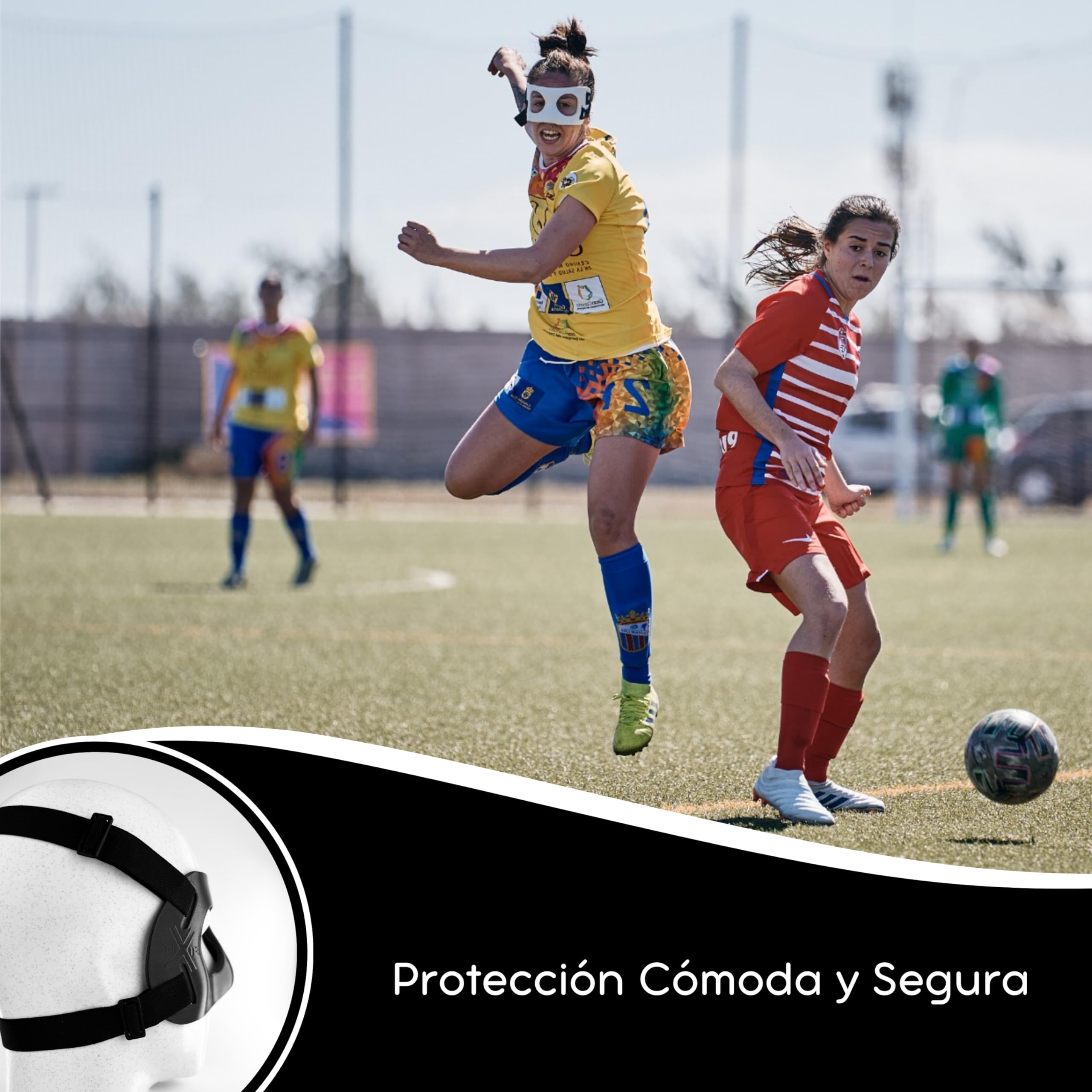 Máscara Protección de Nariz 3D Deportiva Facial Protectora para fútbol, Baloncesto, Voleibol