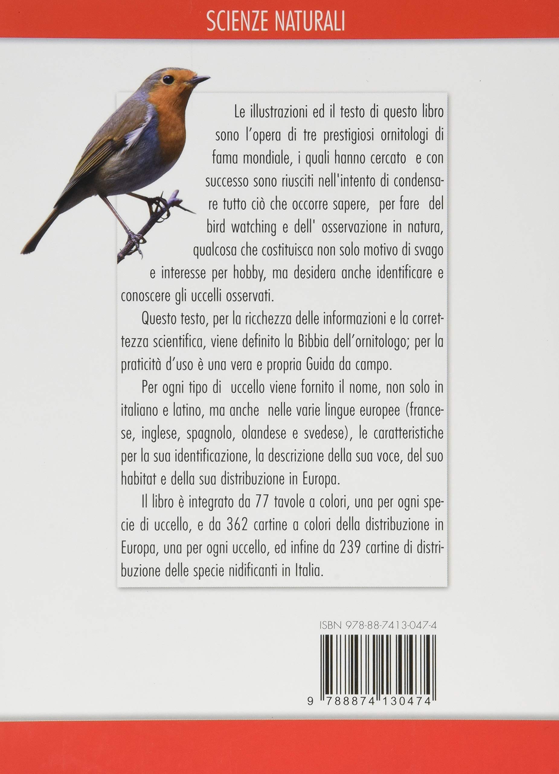 Guida degli uccelli d'Europa. Atlante illustrato a colori
