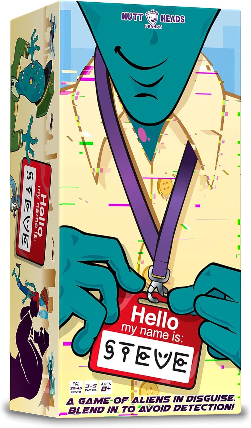 Nutt Heads’ Newest Card Game Hello My Name is Steve The
