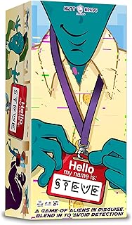Hello My Name is Steve The Disguise Creation Card Game if disception and Trickery
