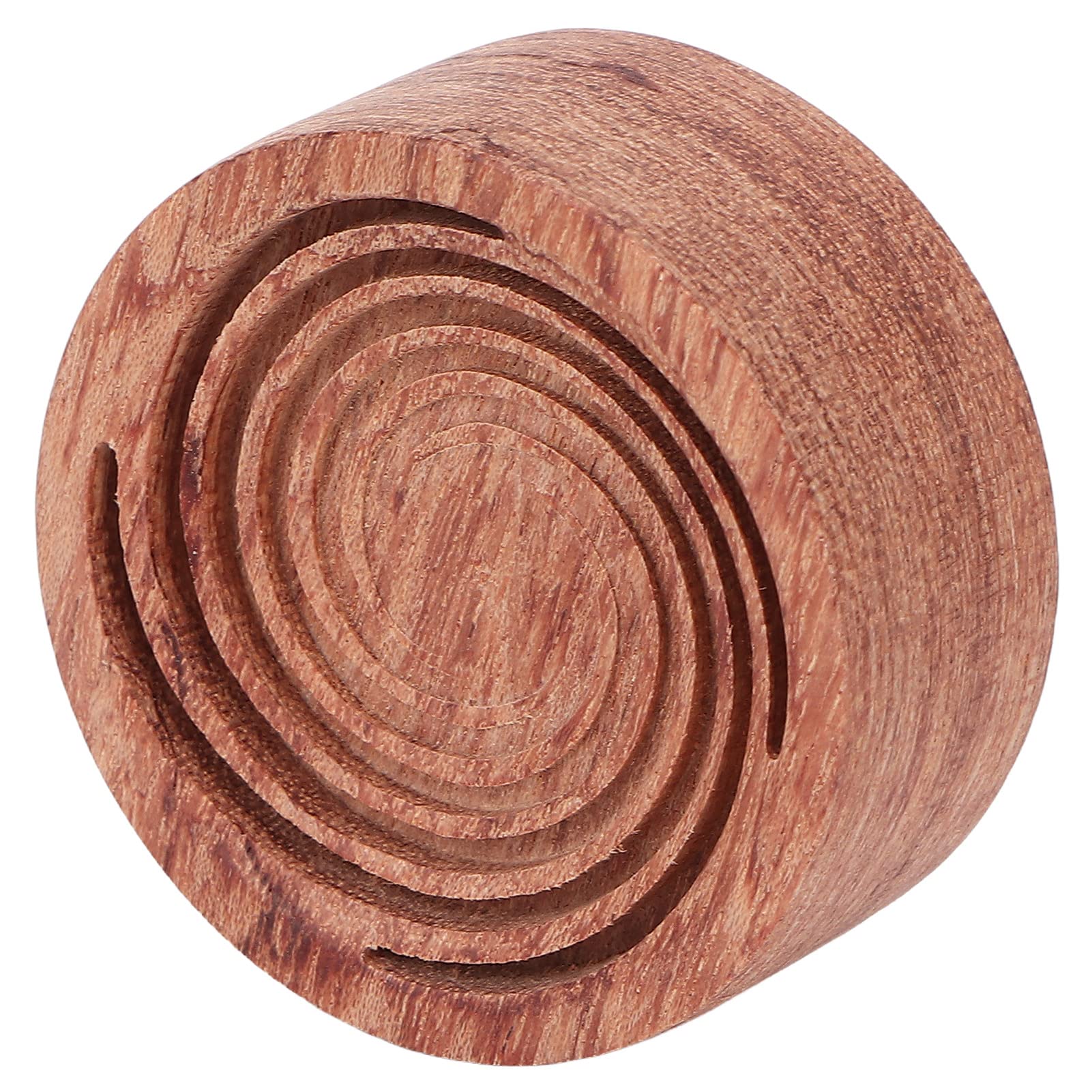 Wakects Diffusor aus Holz, Mini Tragbarer Duftdiffusor, Aufbewahrungsbox aus Rosenholz, für Auto Schlafzimmer Wohnzimmer Büro Badezimmer (Wirbel)
