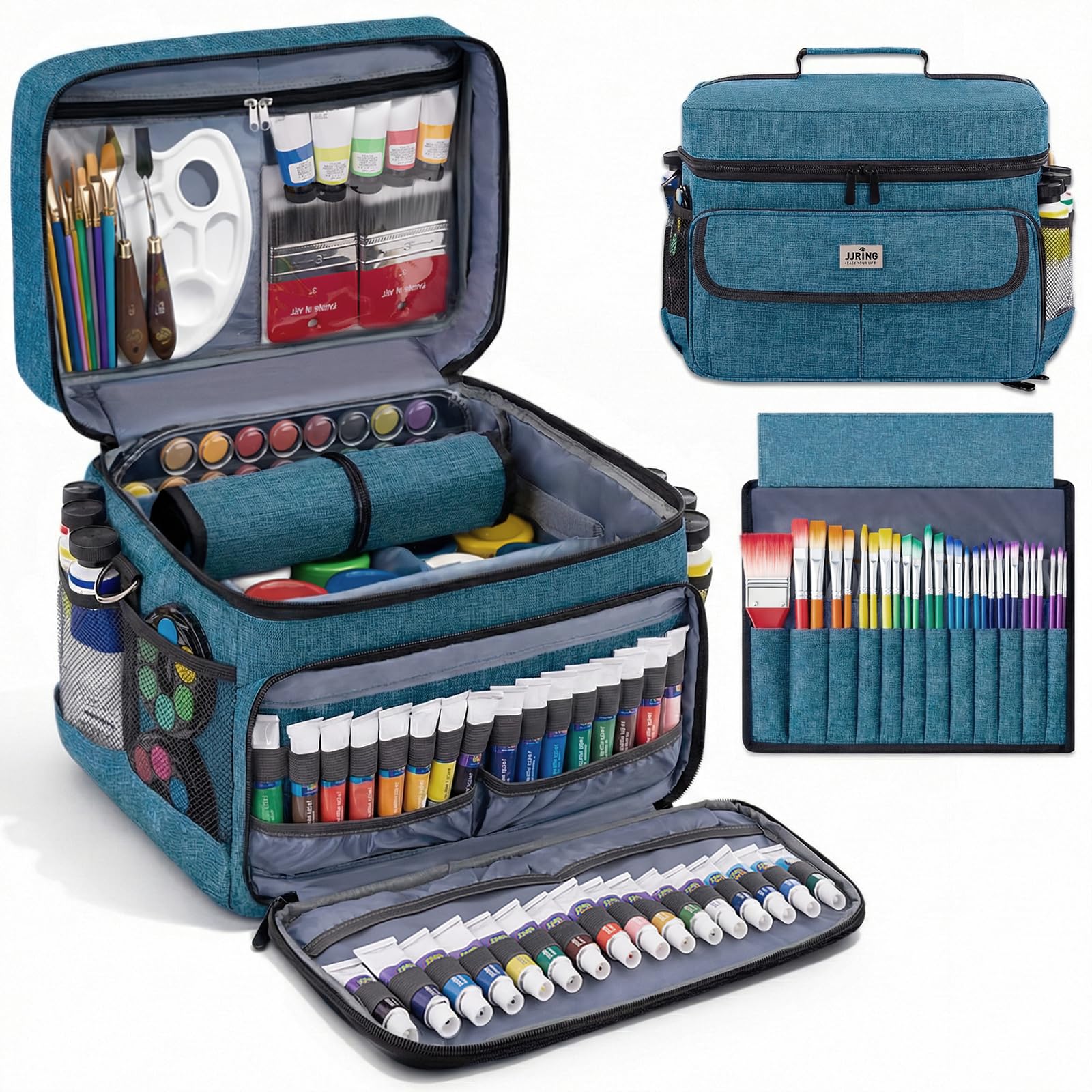 Amazon.com: JJRING Versatile Acrylic Paint Organizer Bag With