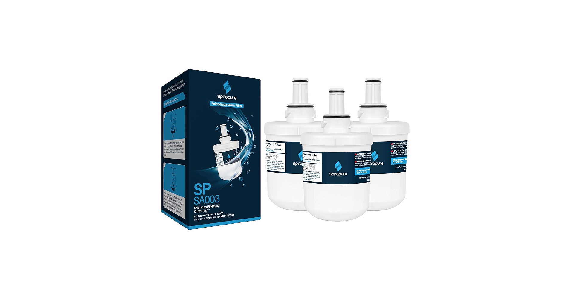 Amazon.com: SpiroPure SP-SA003 NSF Certified Refrigerator