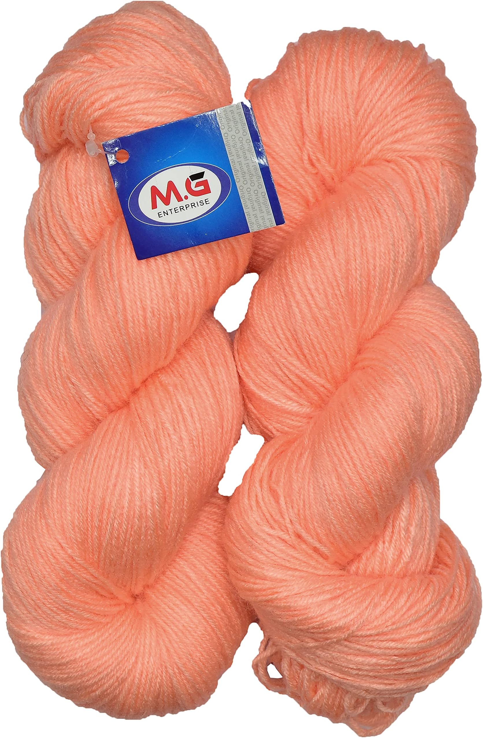 MGE Brilon Baba 200 GMS Wool Hank Hand Knitting Wool/Art Craft Soft Fingering Crochet Hook Yarn, Needle Knitting Yarn Thread Dyed- Art-ICA