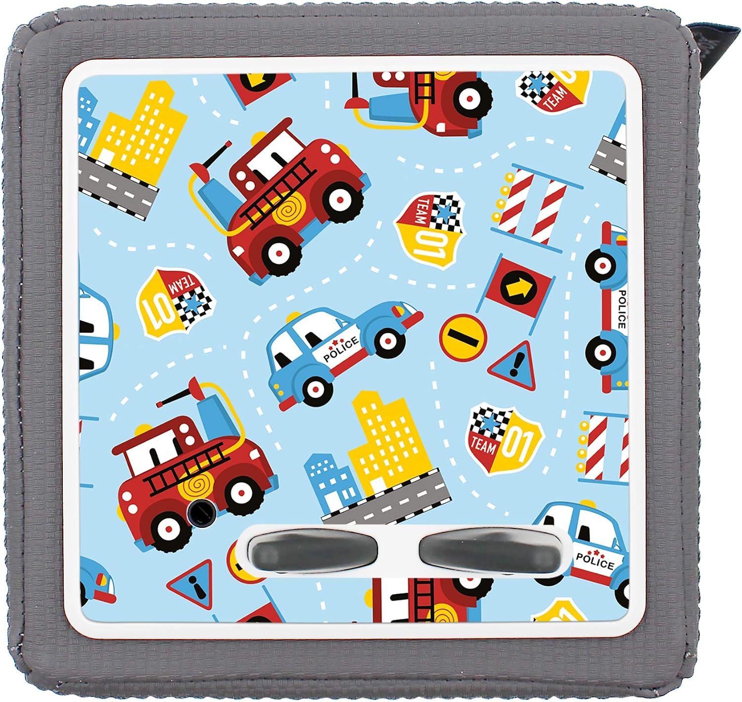 yabaduu Protective Film Cover for Toniebox Perfect Fit Self-Adhesive Child-Friendly Film Accessories for Children Toys (Y031-30 Rescue Vehicles
