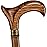 Asterom Walking Cane - Ergonomic Wooden, Cane for Women & Men - Walking Sticks for Seniors, Unique, Wood (Caramel, 35 Inches)