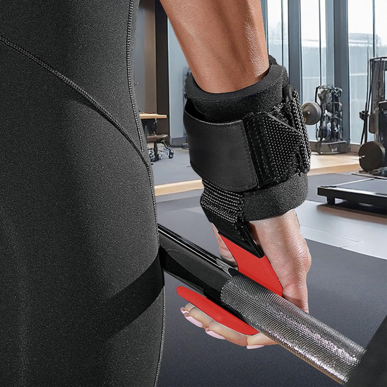 Ganci per sollevamento pesi, per sollevamento pesi, sollevamento pesi, per uomini e donne, supporto per sollevamento pesi, sollevamento pesi e bodybuilding