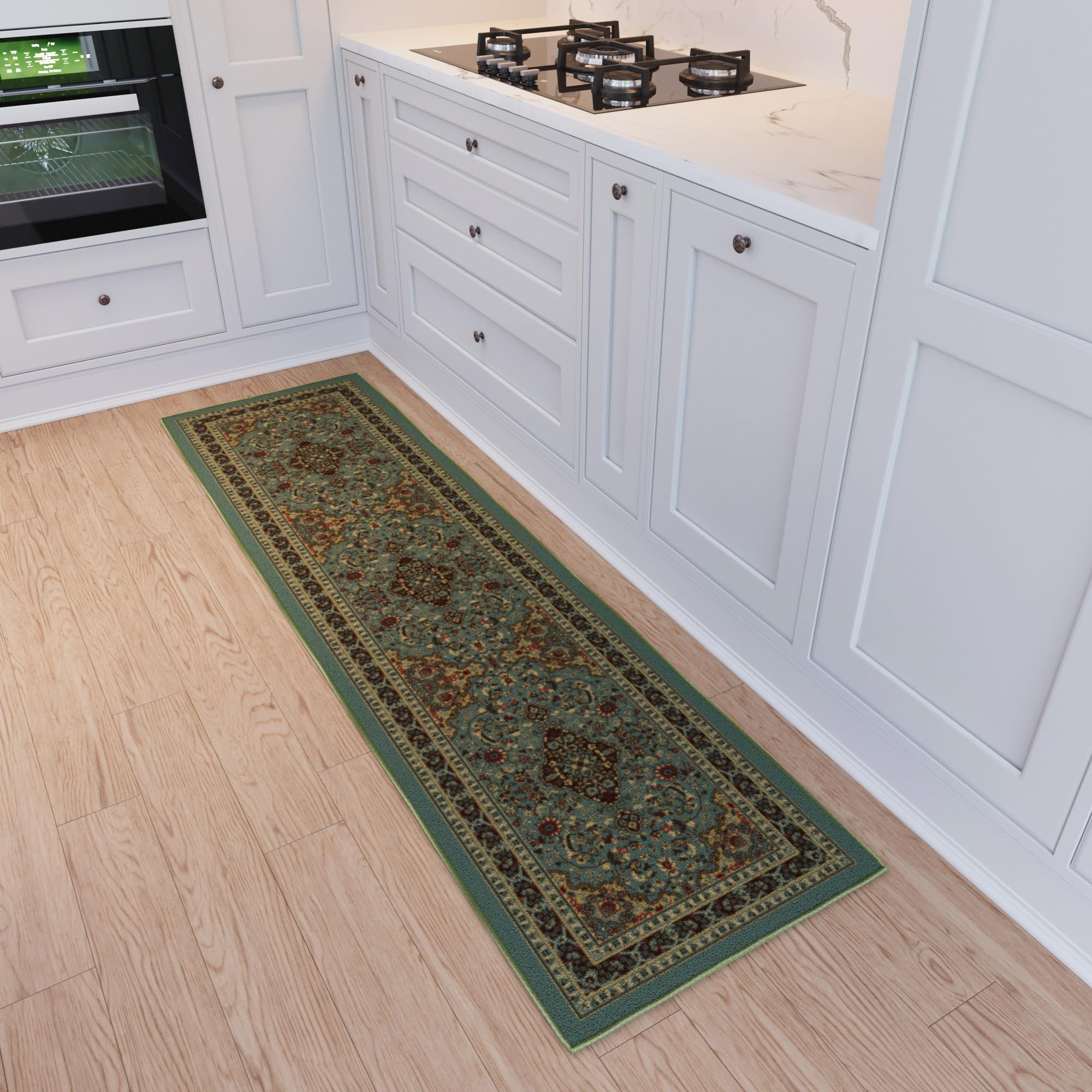Amazon | Ottomanson Ottohome Collection 滑り止めラバーバック