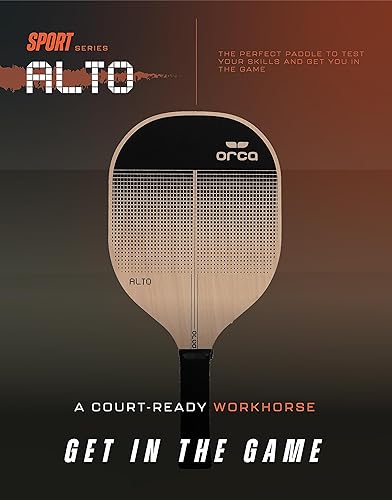 Miniatura 7 de Orca Pickleball Paddles, Sports Series Wood Pickleball Paddle Sets, Pickleball Paddles Starter Set with Pickleballs and Accessories