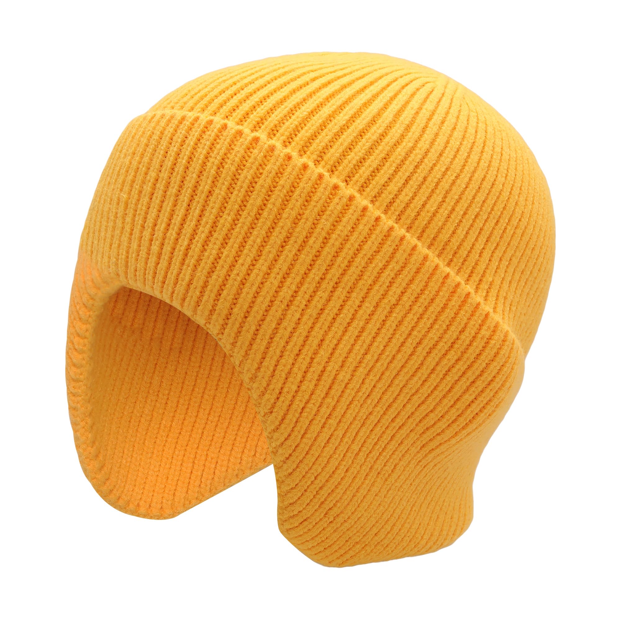 ZLYC Herren Winter Strickmütze mit Ohrenklappen Outdoor Sport Radfahren Ski